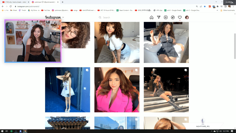 Pokimane talks about a person accusing her of seeking male validation in her DMs