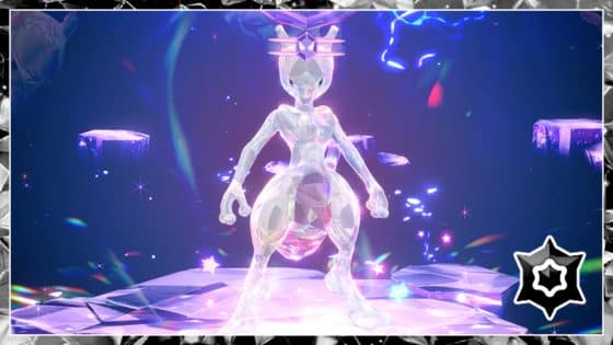 Pokémon Scarlet and Violet Mewtwo Tera Raid