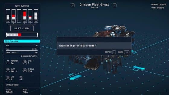Starfield How to Sell Ships – Steal Ships and Make Credits