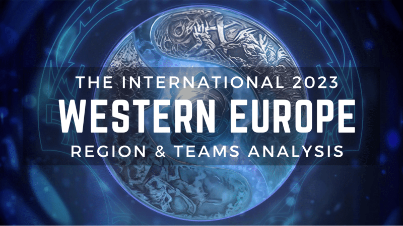 Qualified Western European Teams - TI 12 Region Analysis
