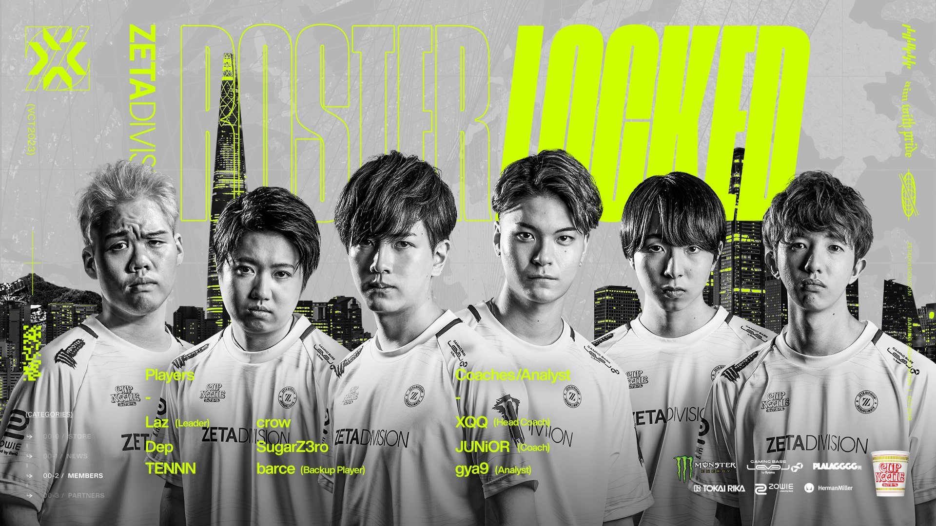 ZETA Division Drops 2023 Roster: Quest for Redemption Begins