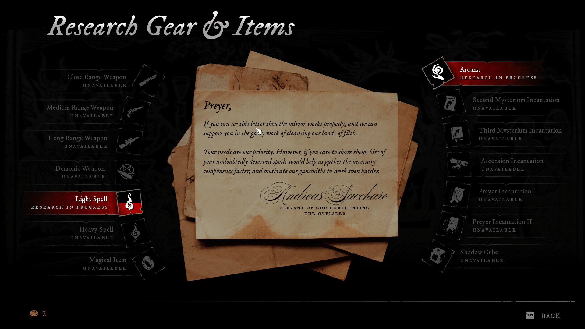 witchfire research guide