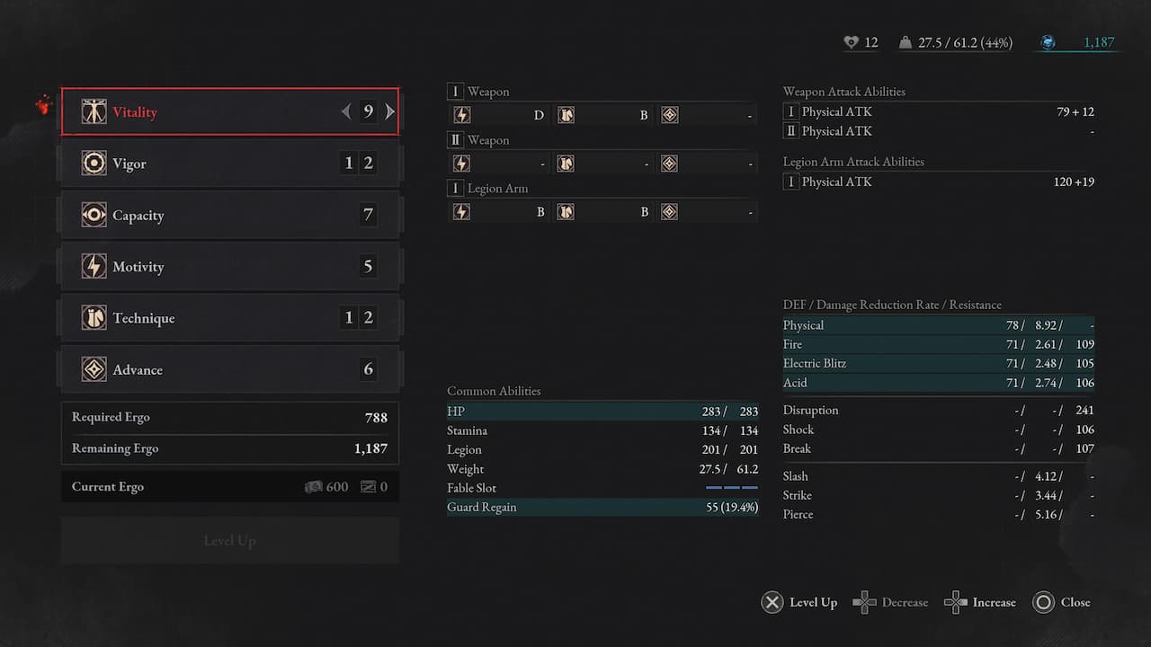 how to level up in lies of p