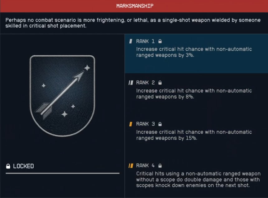 starfield combat skills