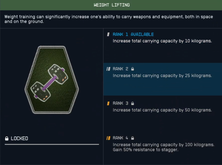 starfield physical skills