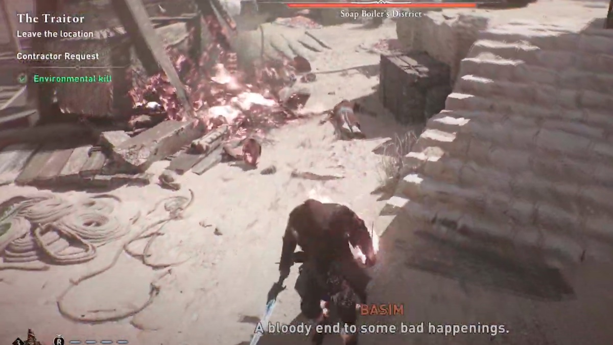 AC Mirage Environmental Kill