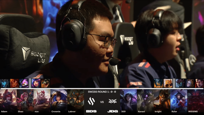 Team BDS vs JDG