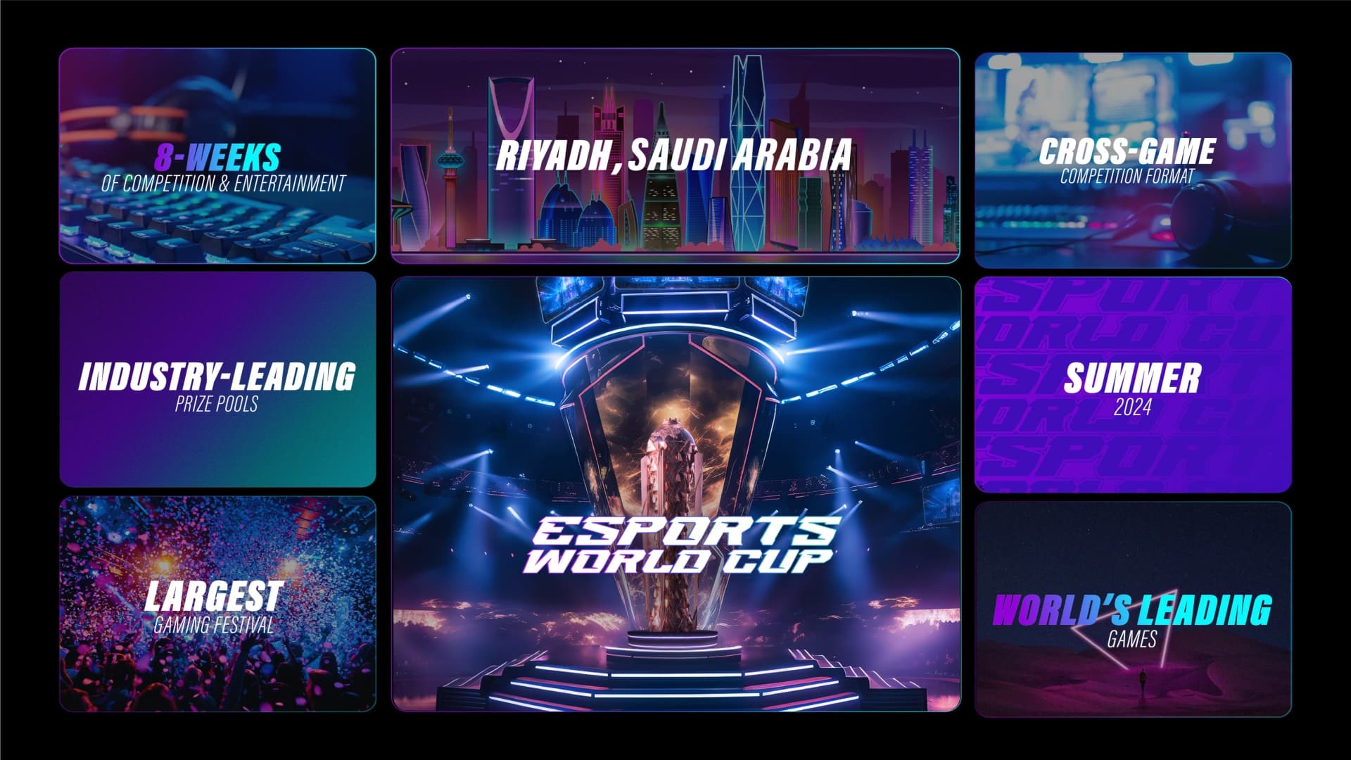 The Esports World Cup is going to be even bigger and better than the Games8 Festival!
