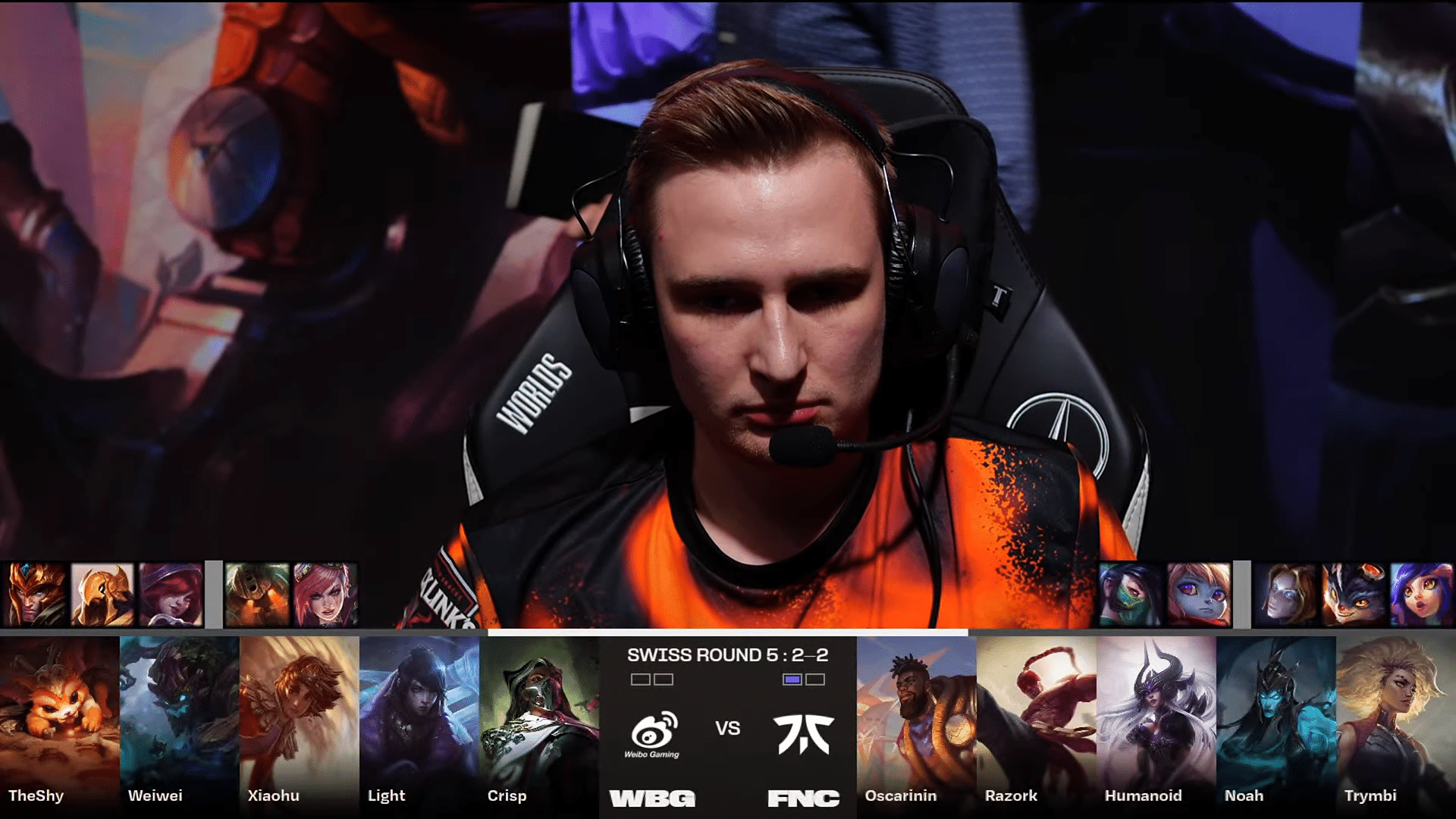 fnatic vs weibo gaming worlds