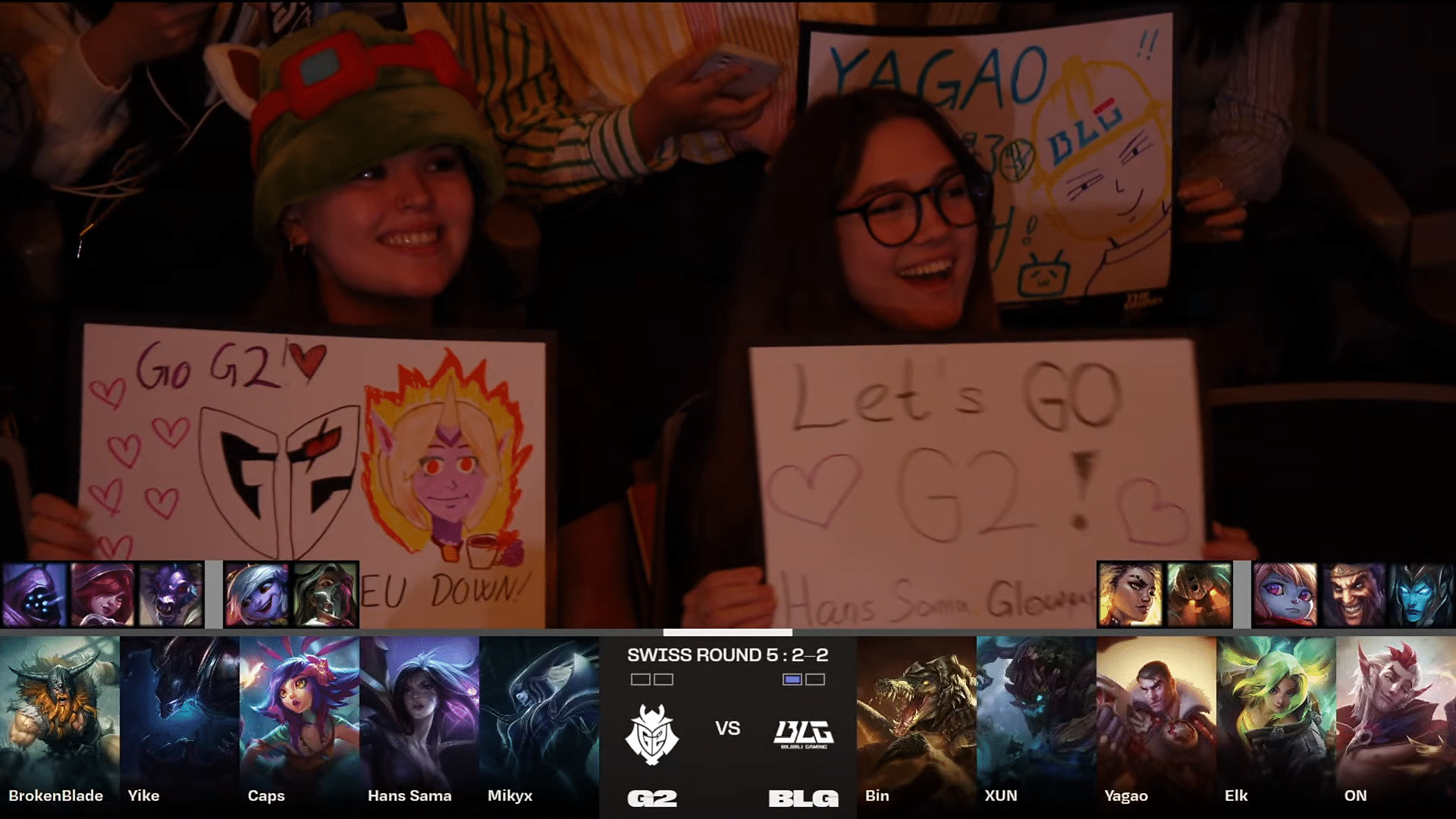 g2 esports vs blg worlds