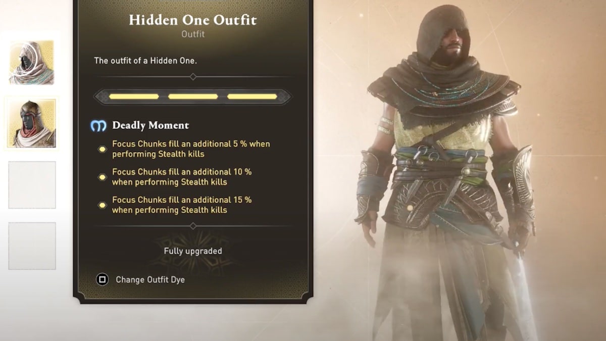 AC Mirage All Outfits