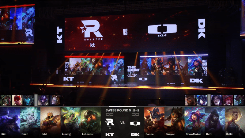 dk vs kt rolster worlds