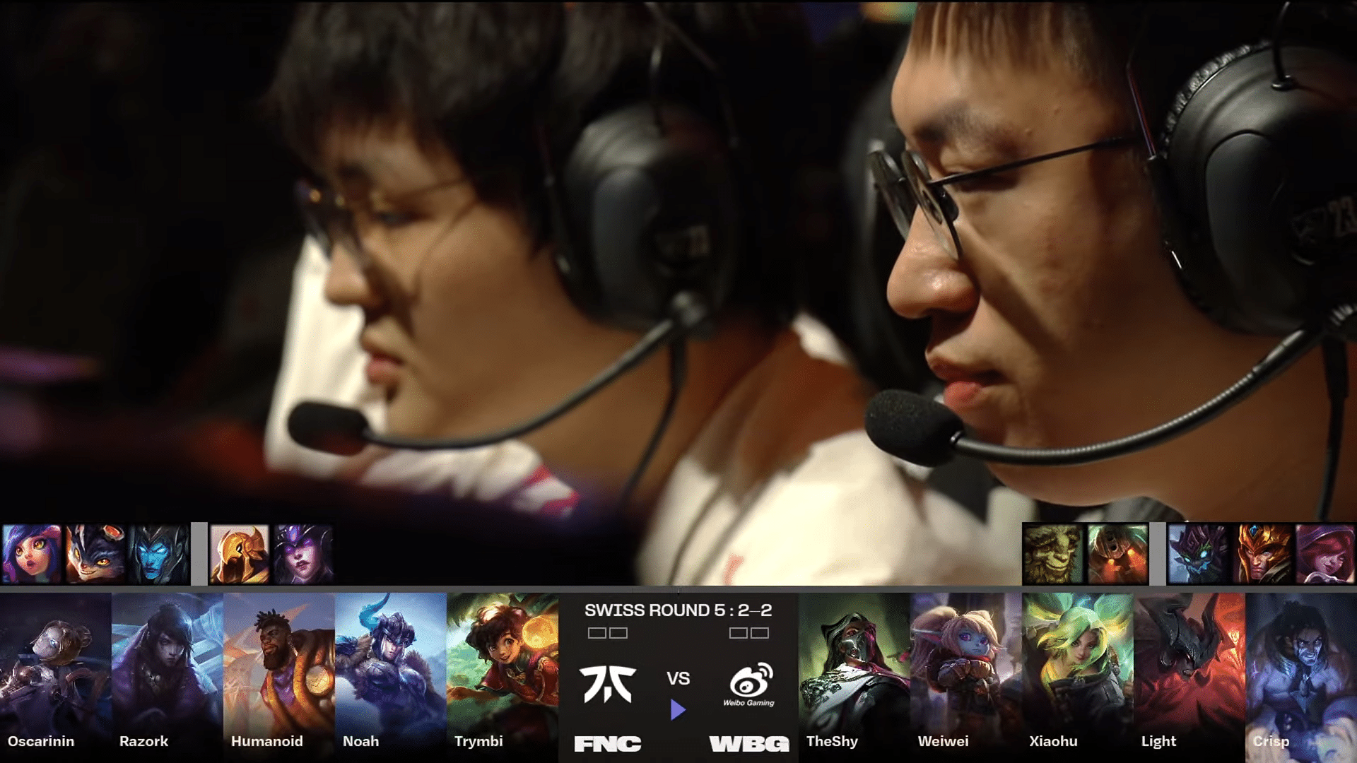 fnatic vs weibo gaming worlds