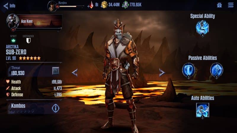 Arctika Sub-Zero has the potential to function as several types of Defenders.