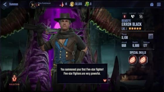 Mortal Kombat Onslaught Best Starter 5 Star Kharacter