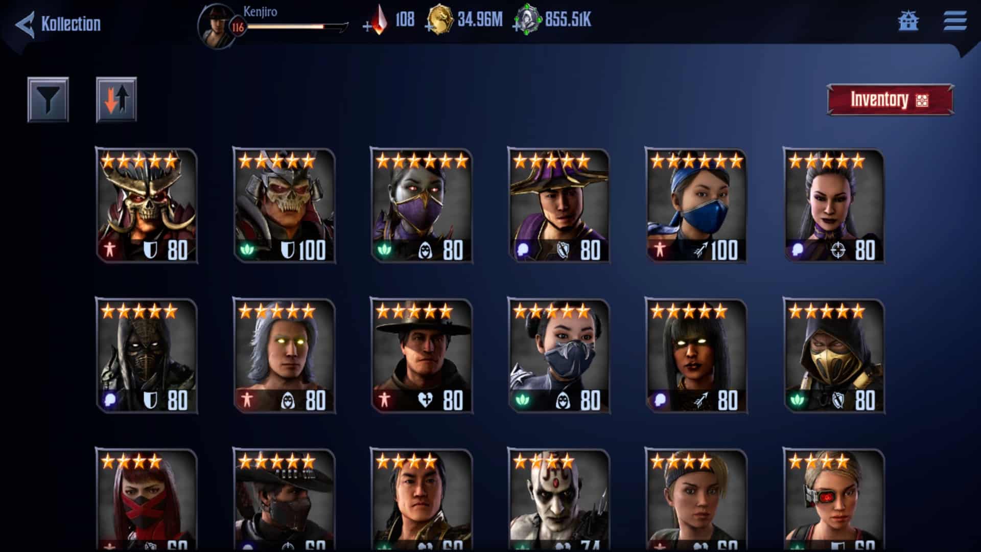 This is what my roster looks like after a year. Don't try to do this in a week or two.