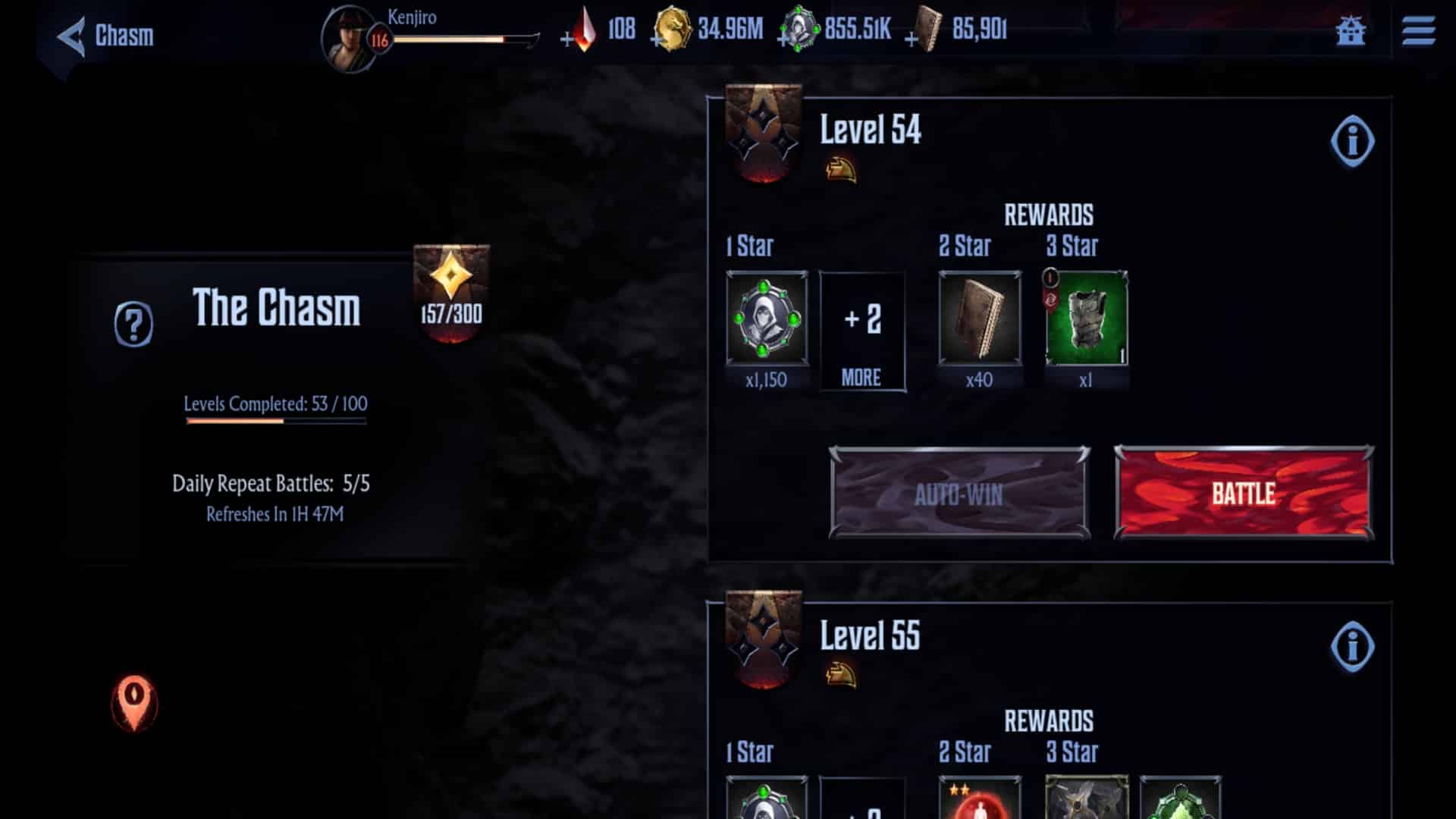 Pushing in PVE content will allow you to get the resources you need to push in Arena.