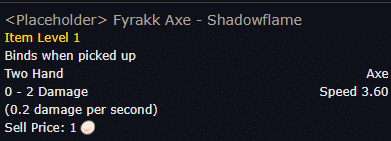 Fyrakk Axe Shadowflame