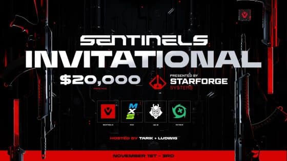 Sentinels $20K Valorant Invitational Kicks Off November 1