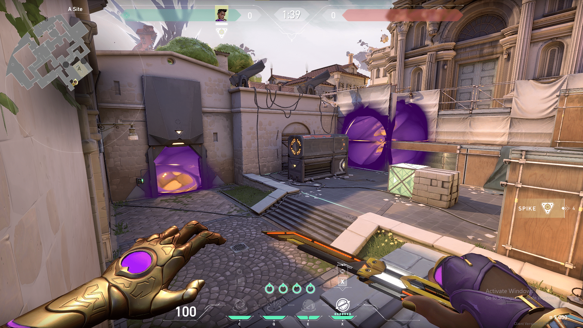 Smokes in Valorant - Smokes on A heaven and tree when executing Ascent’s A site