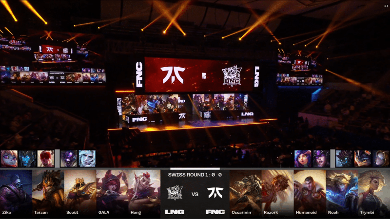 Suzhou LNG vs Fnatic Recap Worlds 2023 Swiss Stage Day 1