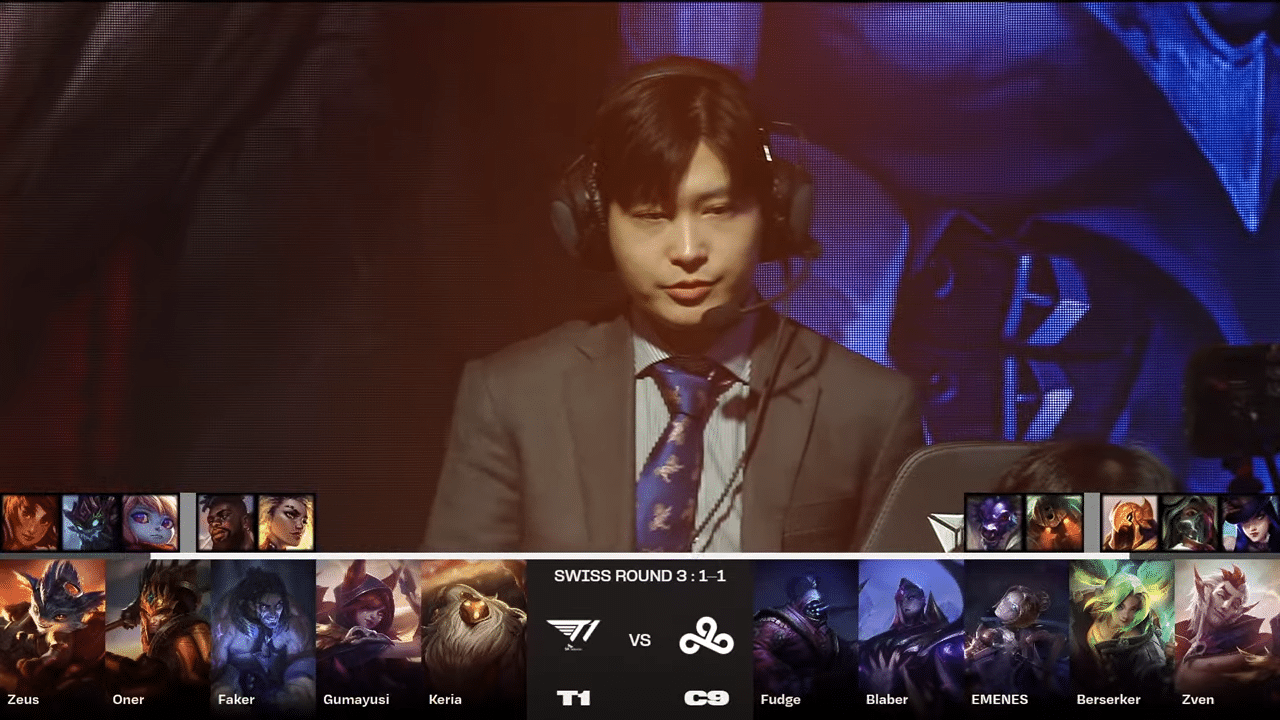 T1 vs C9 credit: Riot Games