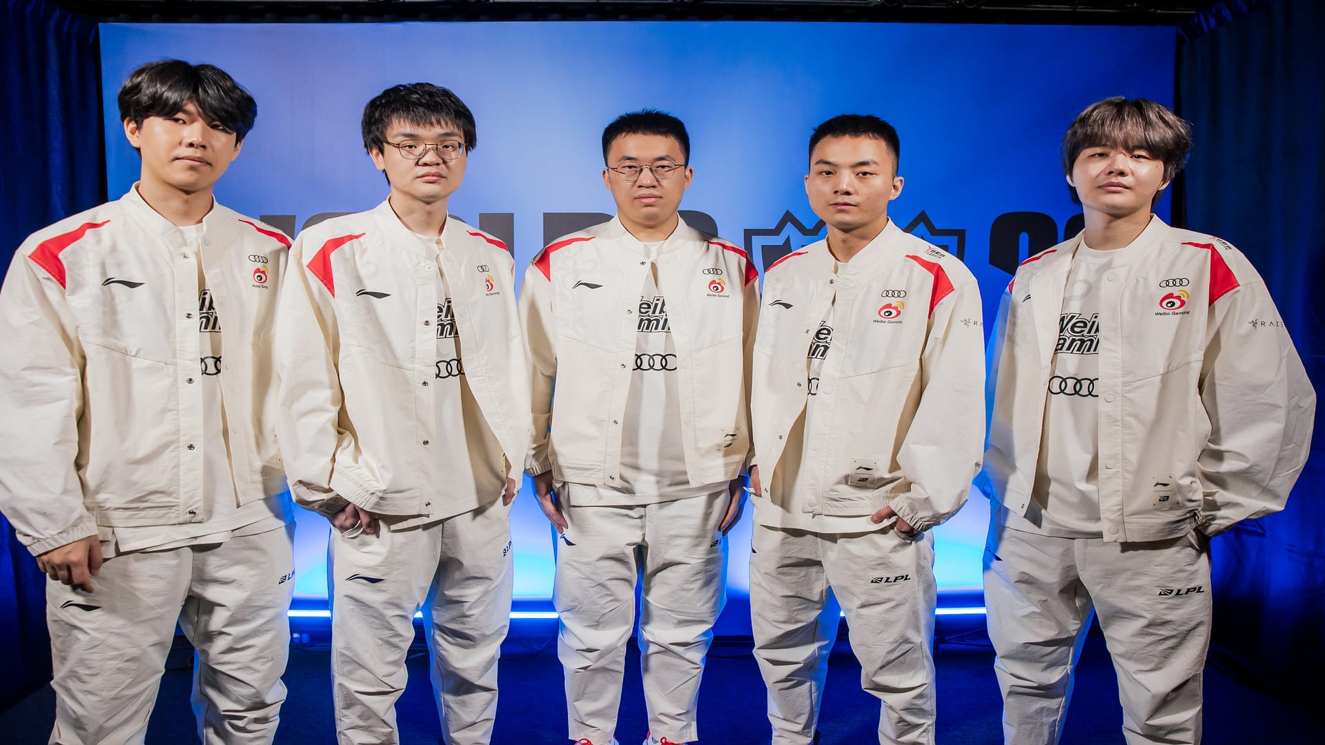 Weibo Gaming competing at Worlds 2023
