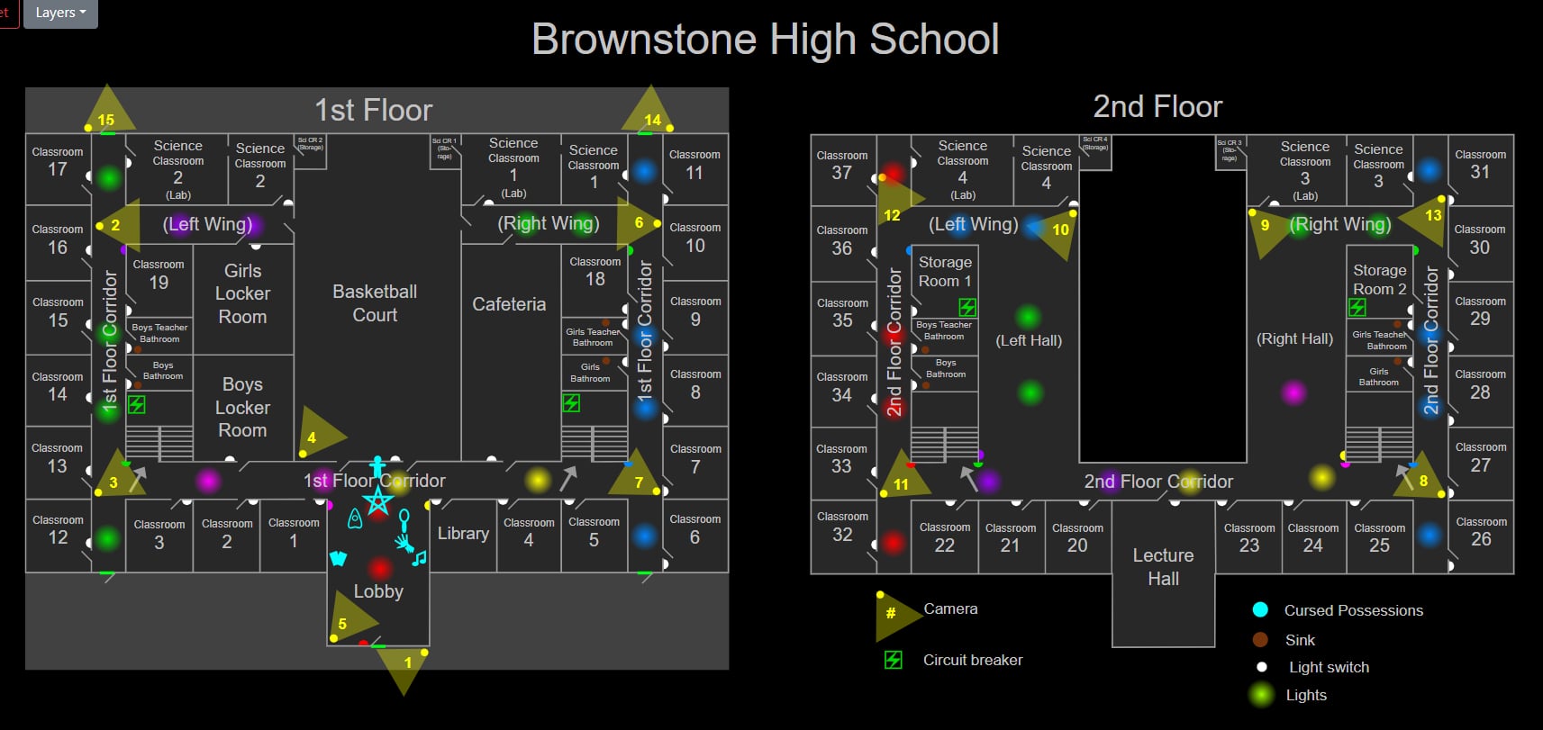 All The Cursed Objects Locations in Phasmophobia Medium And Large Maps