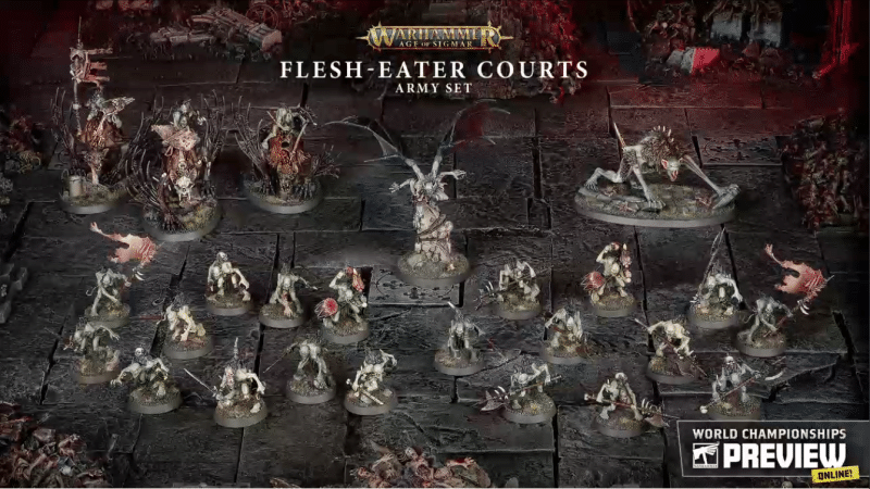Warhammer Reveals Flesh-Eater Courts Army Set
