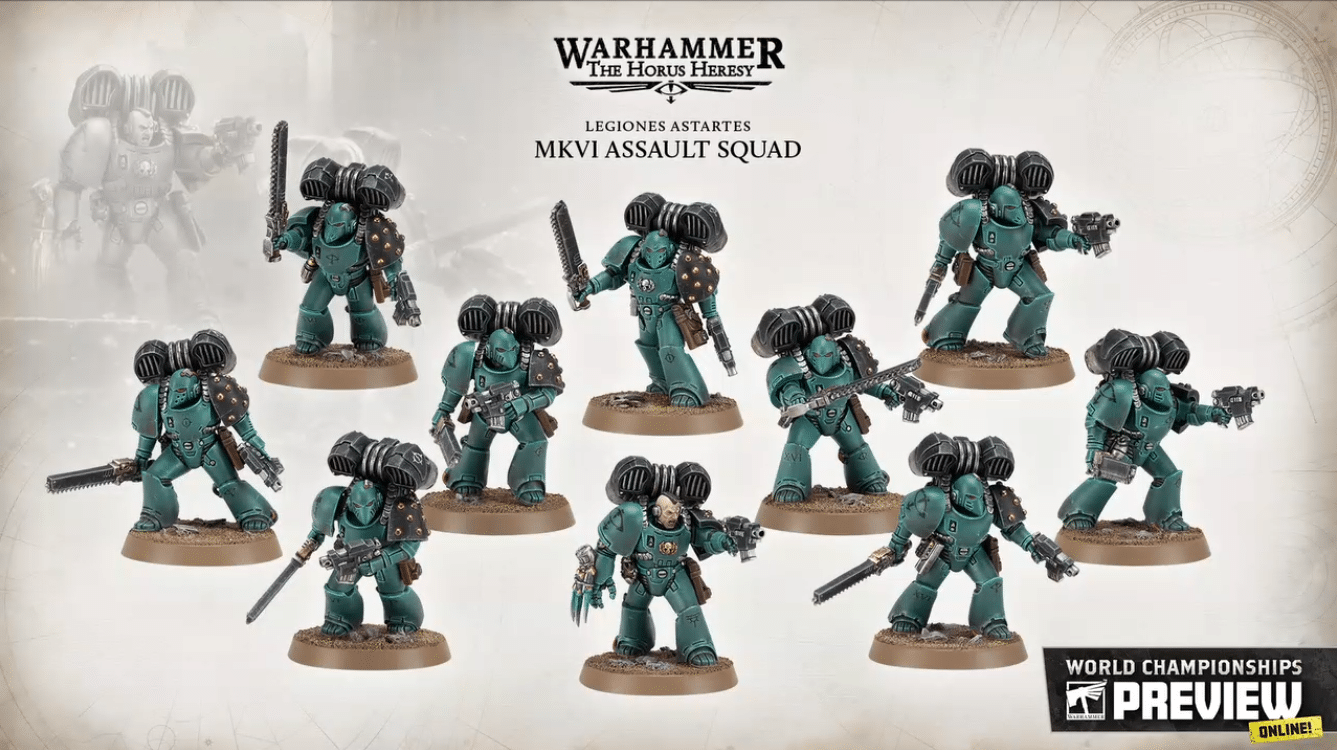 Warhammer Reveals Horus Heresy Assault Squad