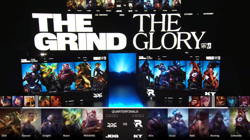 JDG vs KT Worlds 2023