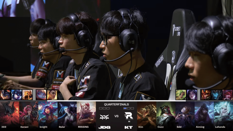 JDG vs KT worlds 2023