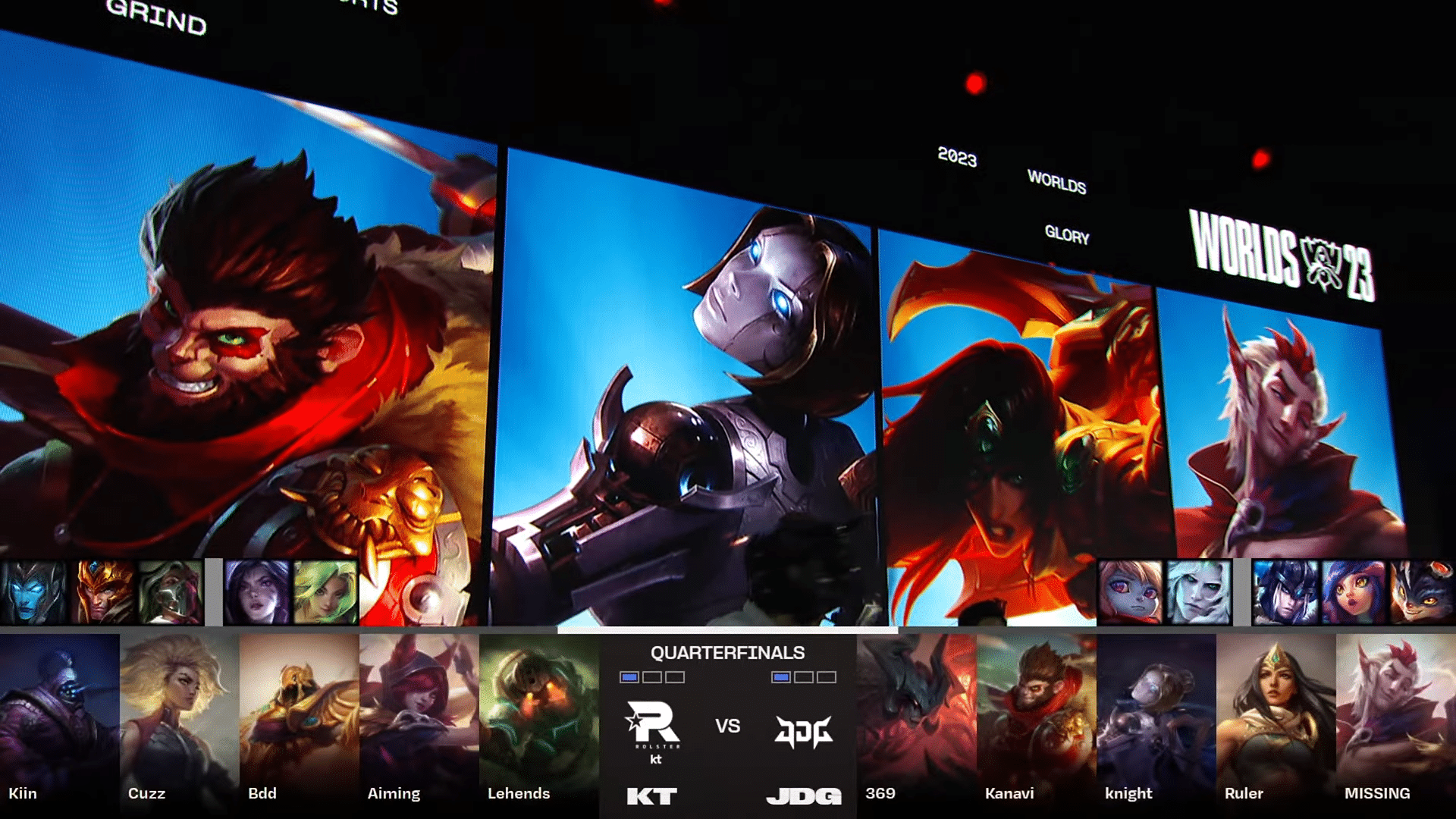 JDG vs KT worlds 2023