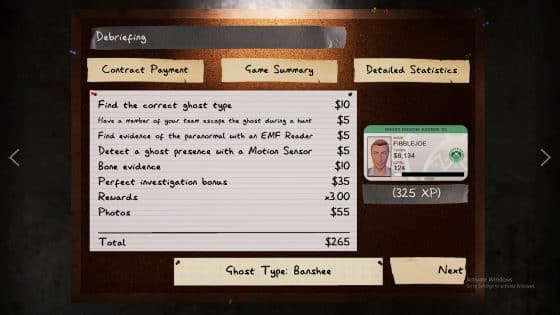 How To Get The Perfect Investigation Bonus In Phasmophobia