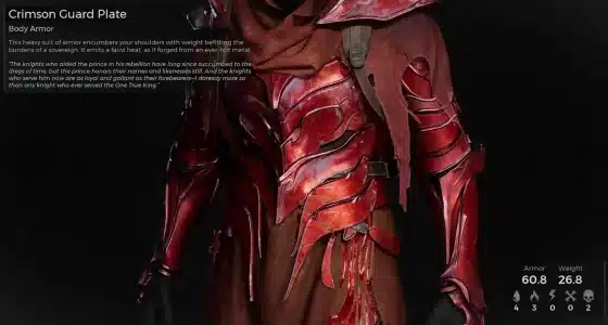 Remnant 2 Crimson Guard Armor Set: How to Get it