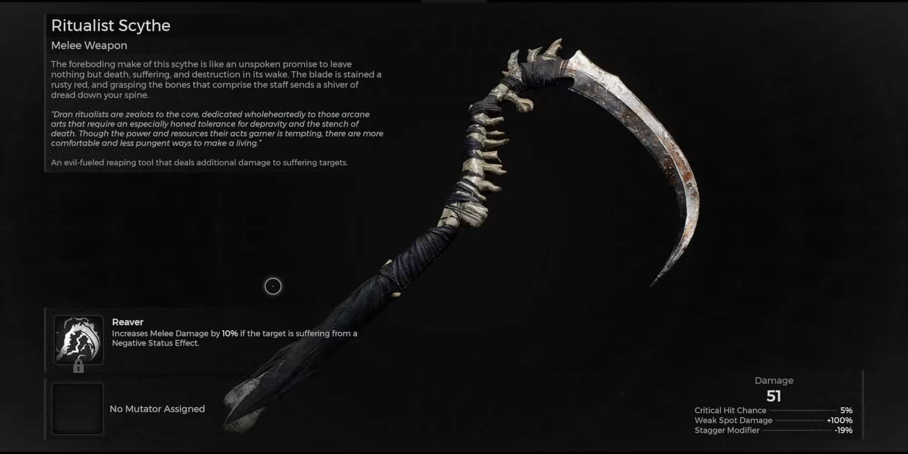Remnant 2 Scythe