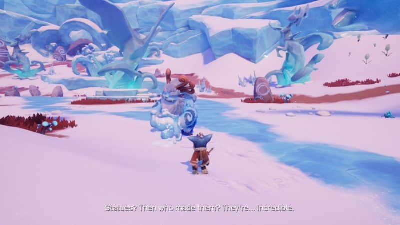 Williump doesn't just wait around for Nunu to do something. He's involved in the game world on his own.