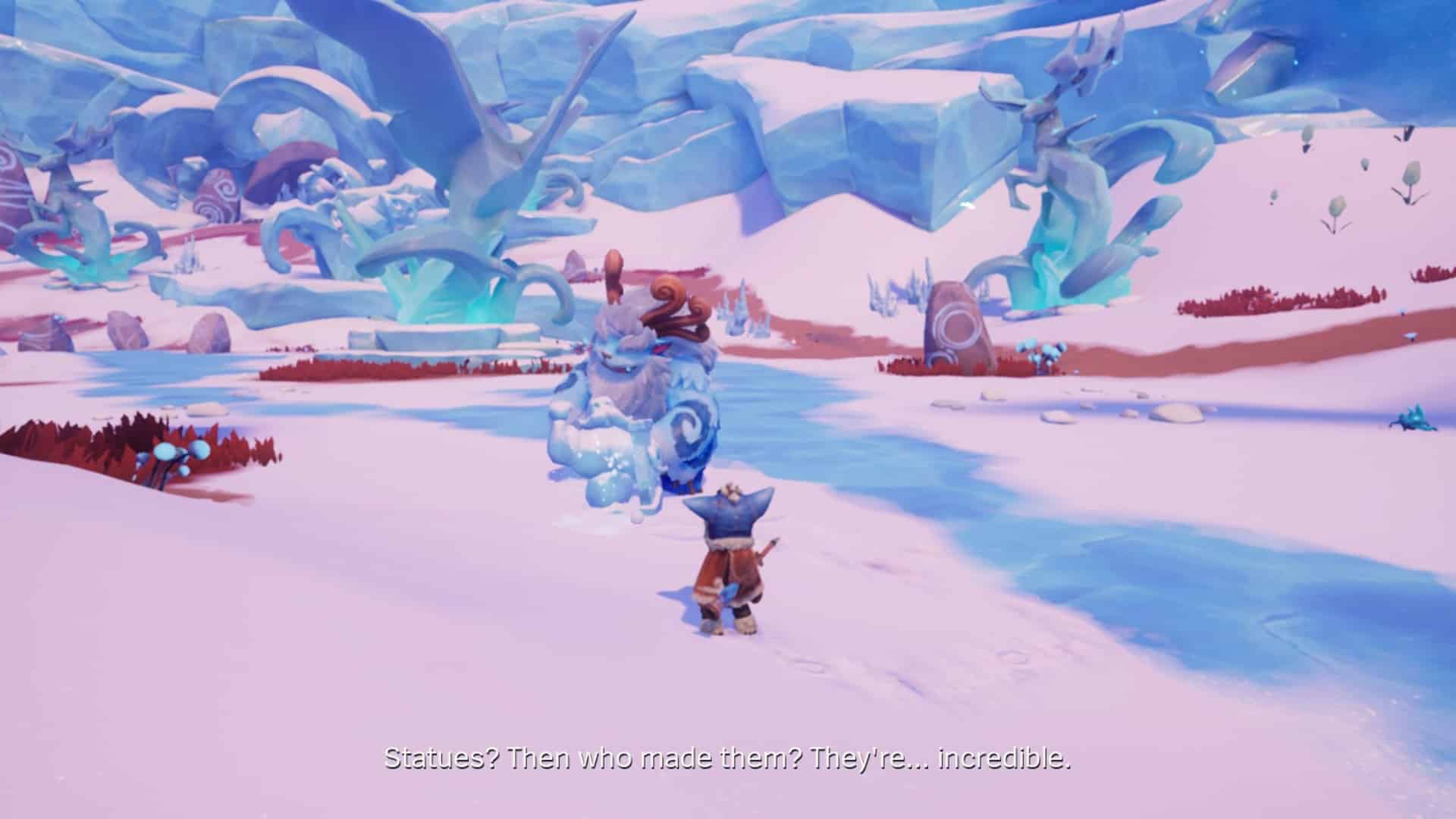 Williump doesn't just wait around for Nunu to do something. He's involved in the game world on his own.