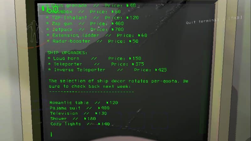 All Terminal Commands In Lethal Company And How To Use Them