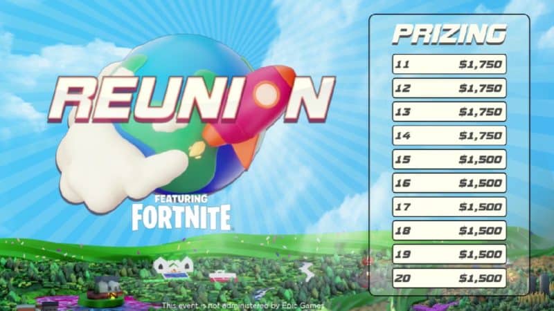 Even the last-place team can get a decent chunk of change from The Reunion.