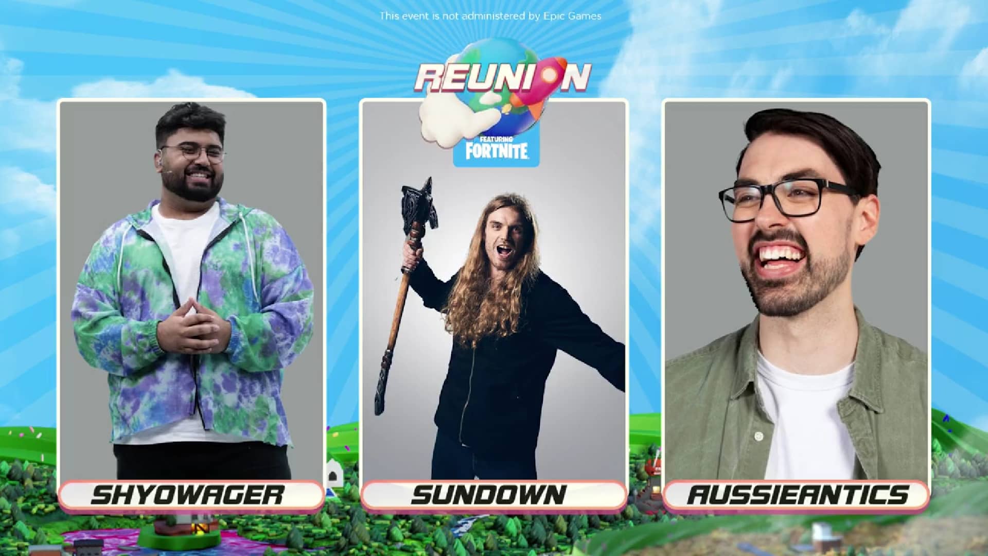 Three legends of the Fortnite community are back to cast for The Reunion!