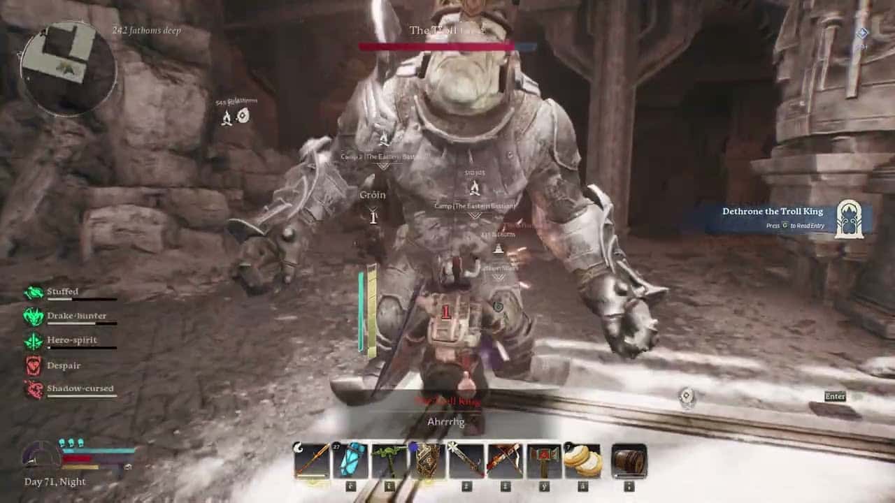 How To Defeat Troll King In Return To Moria