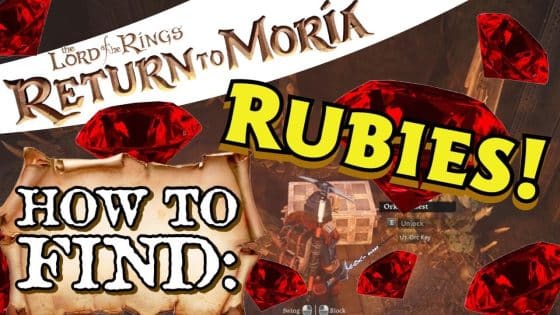 Beginners Guide On How To Find Rubies In Return To Moria