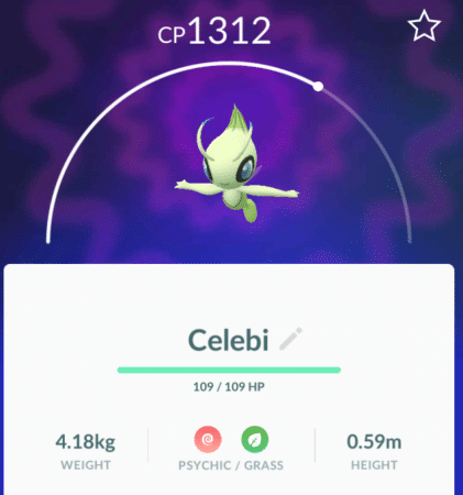 grass legendary Pokemon pokemon go