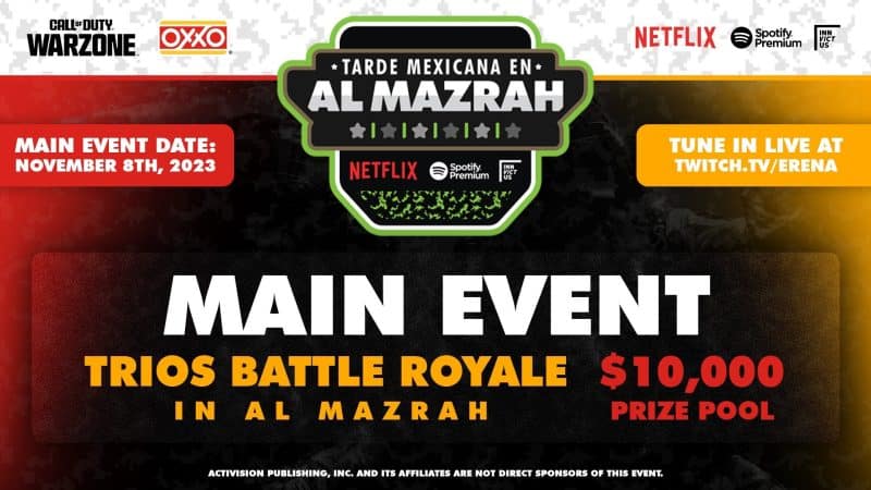 erenaGG is hosting a third Mexicana tournament for Al Mazrah's Last Hurrah!