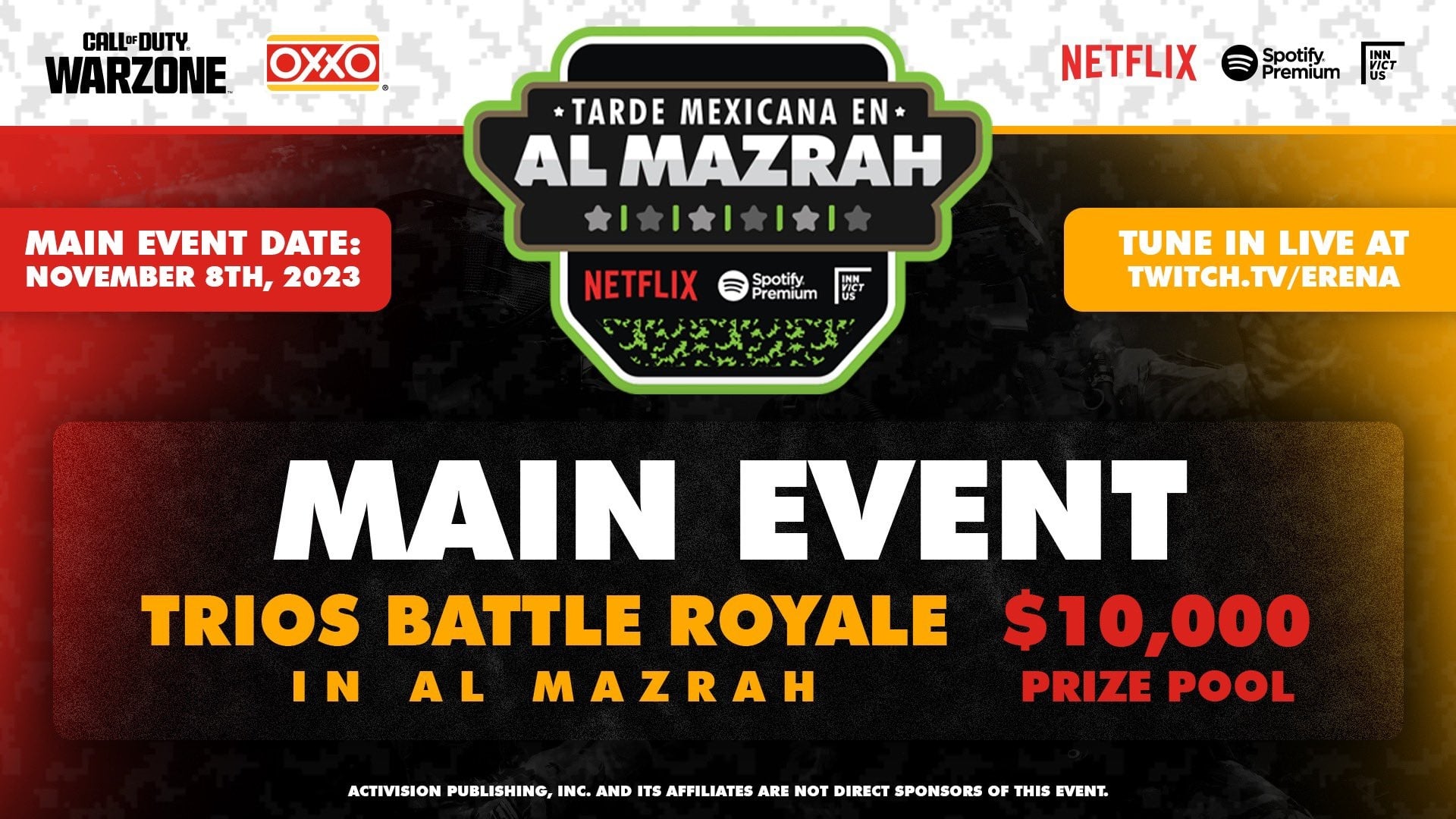 erenaGG is hosting a third Mexicana tournament for Al Mazrah's Last Hurrah!