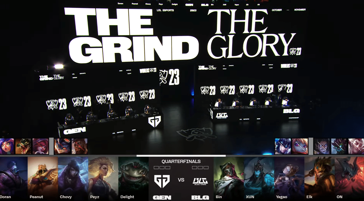 Gen.G vs BLG draft game 1