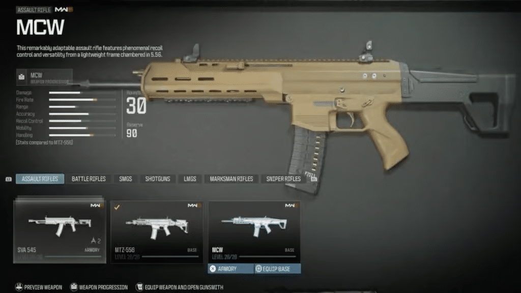Modern Warfare 3: The Best MCW Loadout