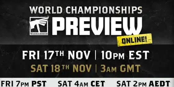 Warhammer World Championships Reveals: How to Watch