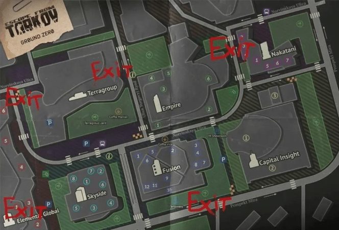 Escape from Tarkov Ground Zero Extract